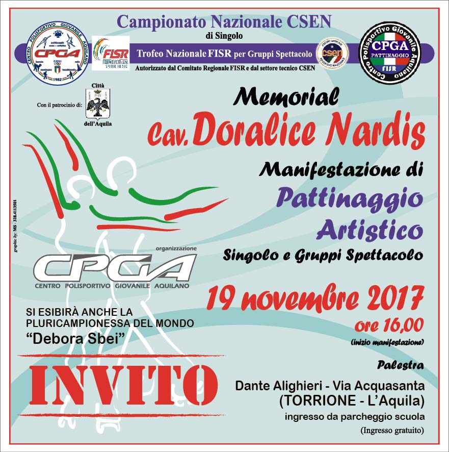 Memorial Nardis Doralice . Campionato Nazionale CSEN